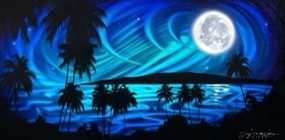 5 Panel Epic Maui Night Elegant 44x72
