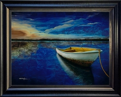 Patrick Guyton Art title Boat on the Sea 30X40