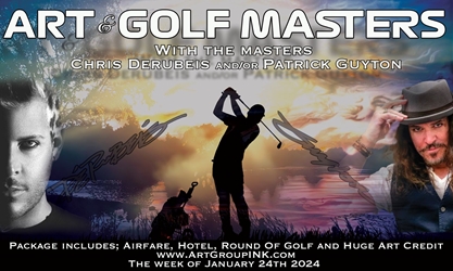 Artist Group Ink Art title Golfing Masters with the Masters (select discounts or payments below)