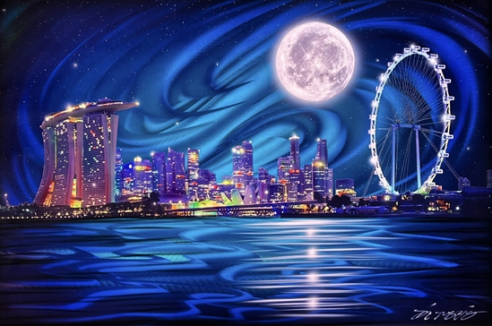 Epic Singapore Nights 24X36 - CD1144