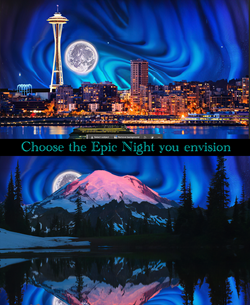 Epic Washington Nights 24x36  