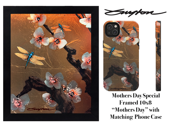 Patrick Guyton Art title Guyton's 10x8 "Mothers Day" Canvas / Leaf / phone case