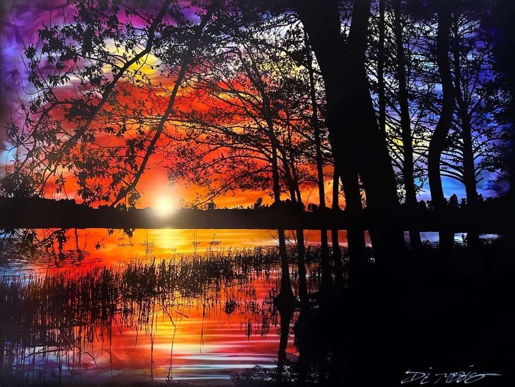 Chris DeRubeisArt titleLarge Summer Retreat 36X48
