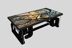 "The Defiant" Dining Room Table - 46x36x94 est. Style "Chaos" 