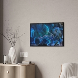 The Mermaid by TheeUpCycler and Chris DeRubeis Wall art Canvas or Metal 