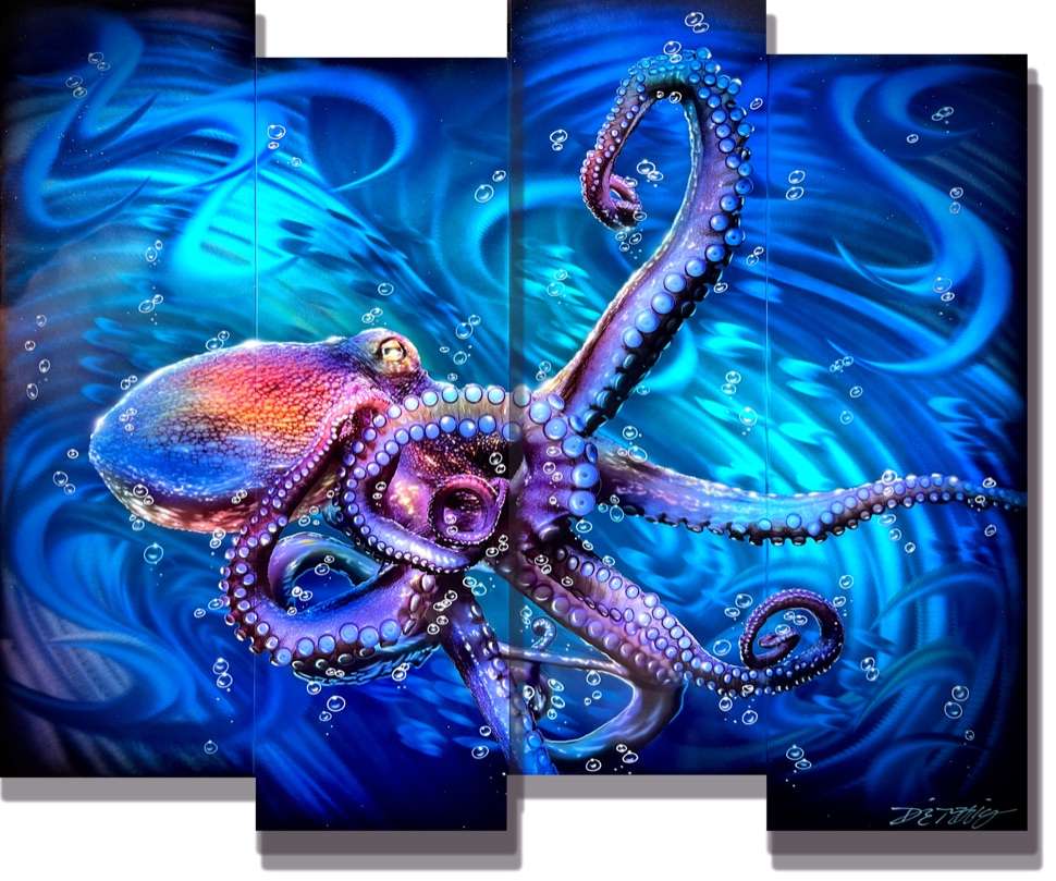 Chris DeRubeisArt titleWhat's Kraken ORIGINAL 4-Panel 37X44