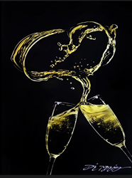 Chris DeRubeisArt titleChampagne Splash 16X12