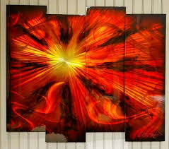 Chris DeRubeisArt title4 Panel Sleek 48x38