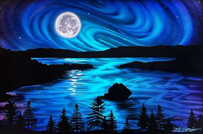 Chris DeRubeisArt titleEpic Tahoe Nights 24X36