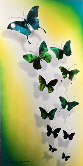 White Butterfly 20x40