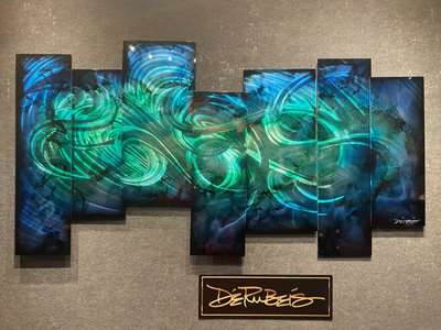 Chris DeRubeisArt title7 Panel Milan 48x92