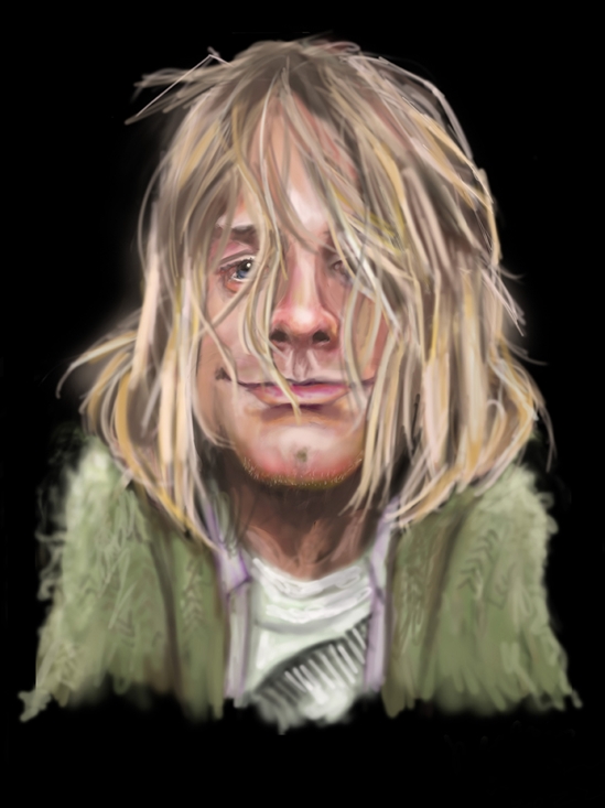 Kevin NealonArt titleKurt Cobain 53X40