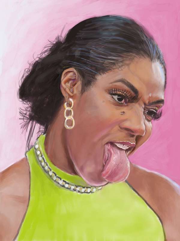 Kevin NealonArt titleTiffany Haddish 53X40