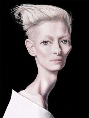 Kevin NealonArt titleTilda Swinton 53X40