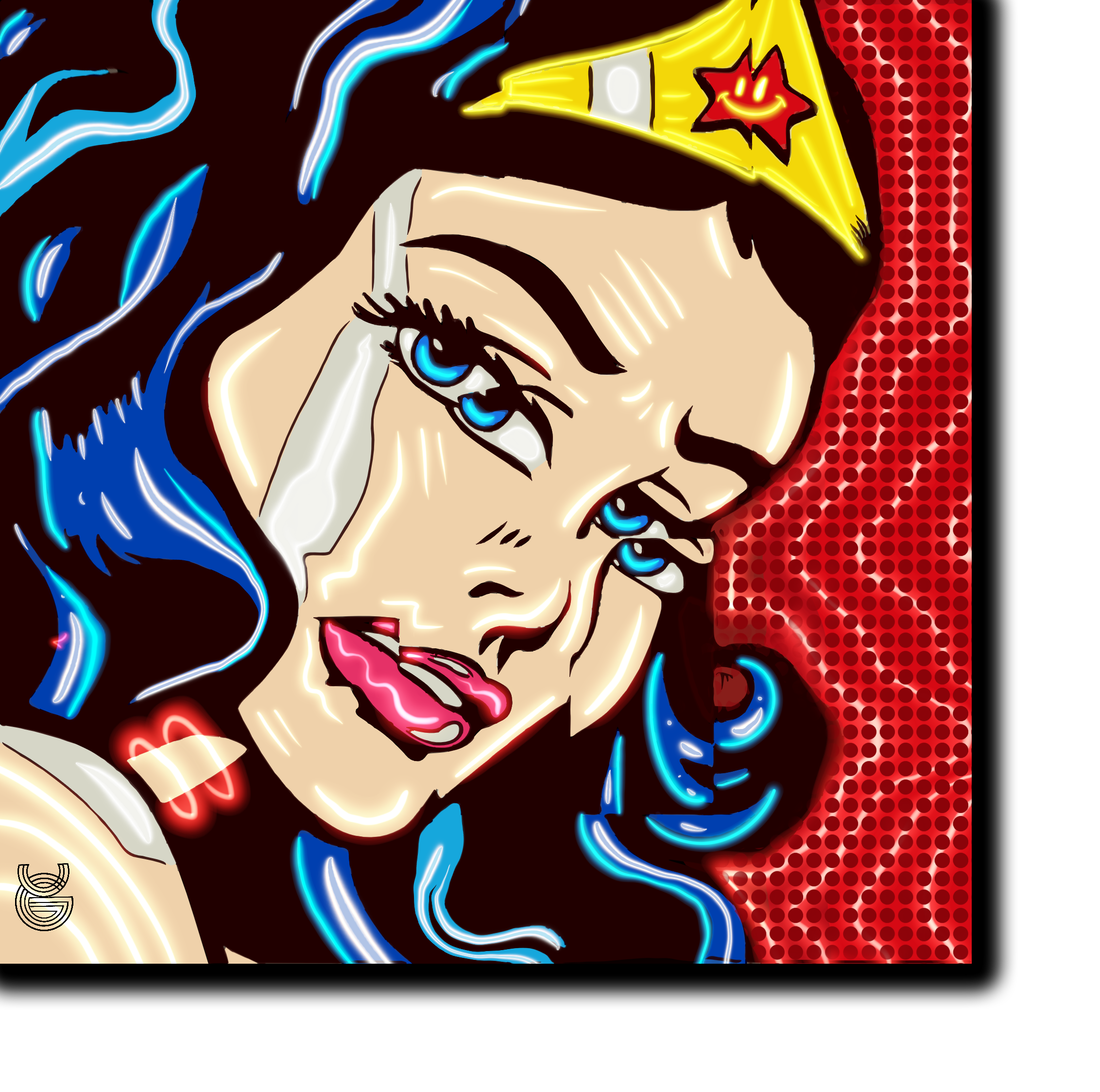 UgonzoArt titleAcid Woman Original- 30X30
