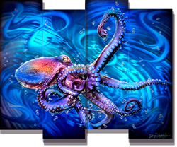 Chris DeRubeisArt title4 Panel Whats Kraken Panel 37X44