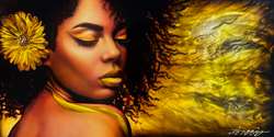 Chris DeRubeisArt titleDusks Embrace: Essence of the Muse 20x40