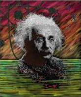 Art titleIts All Relative Albert Einstein 20x20