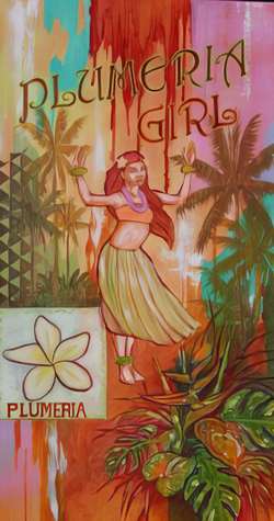 Plumeria Girl 24X12 