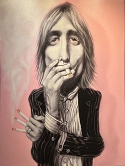Tom Petty By Kevin Nealon 40x30 Trial Proof 