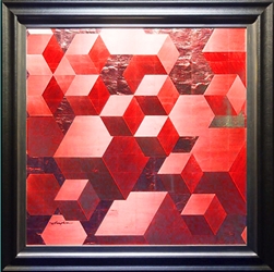 Patrick Guyton Art title Ruby Red 40x40 49x49F